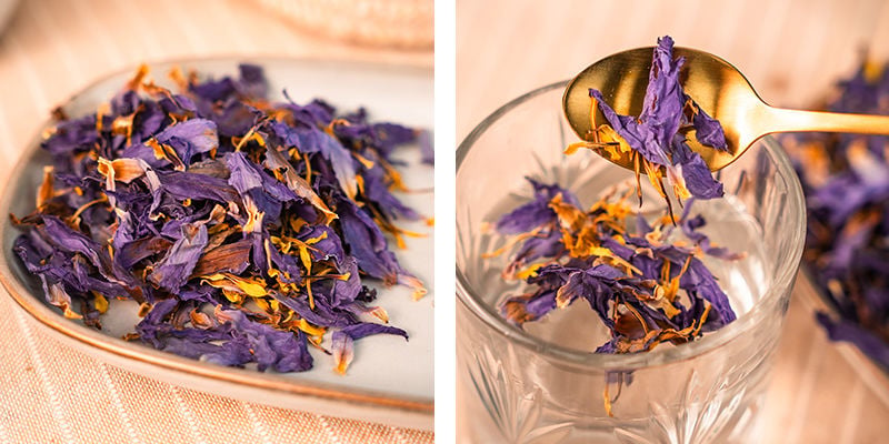 Fleurs De Lotus Bleu Égyptien 100% Bio - 40g - Pour Infusion (thé) Bien-être - Sri Lanka